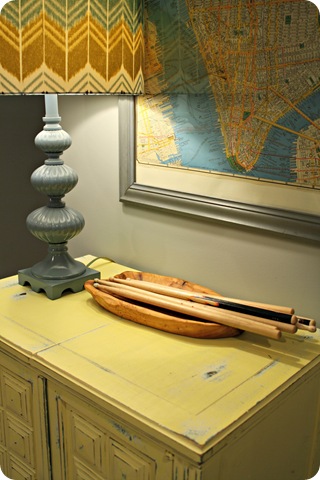 vintage sewing cabinet