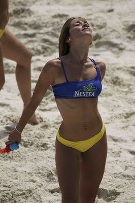 Women beach volleyball in Moscow