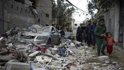 23 Orang Tewas, Akibat Israel Bombardir Rumah-Rumah Di Gaza Tengah