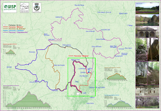 Mappa Percorsi Zona Monte Amiata