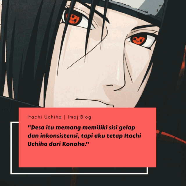 40 Kata  Kata  Mutiara Bergambar Terbaik Dari Itachi  Uchiha 