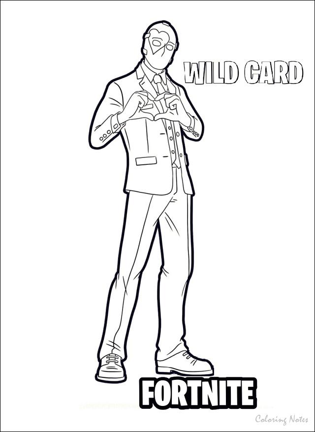 Fortnite, Wild Card, Coloring Pages, Season 10