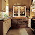 Classic brown creamy kitchen