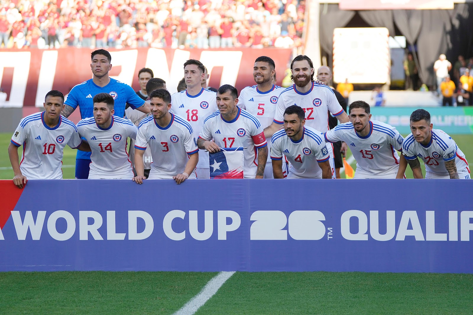 Formación de Chile ante Venezuela, Clasificatorias Mundial 2026, 17 de octubre de 2023