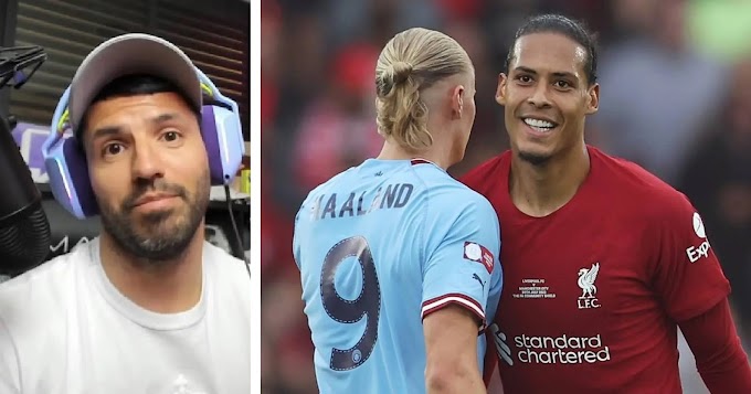 Aguero on Haaland's debut: 'He's too used to Germany and then Van Dijk welcomed him to Premier League'