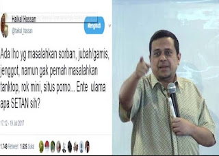 Ust. Haikal: Ente Ulama Apa Setan? Protes Sorban, Jenggot tapi tak Pernah Protes Rok Mini & Situs P0rn0!