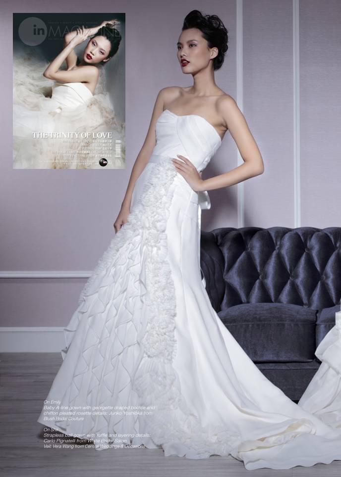 chic a-line bridal couture