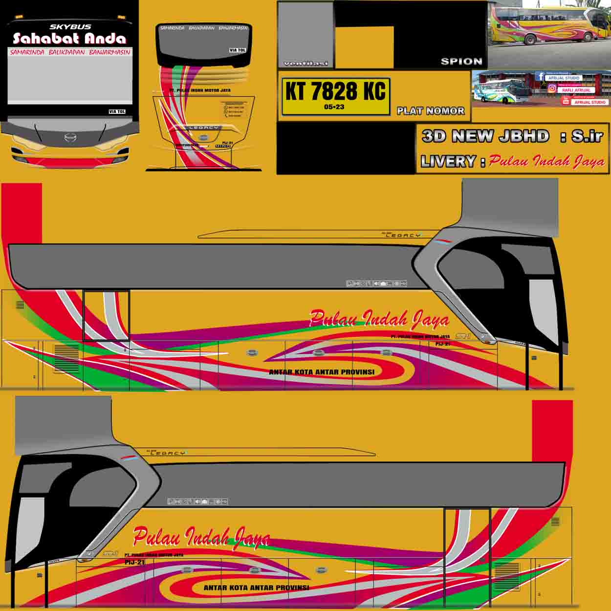 livery bus pulau indah jaya