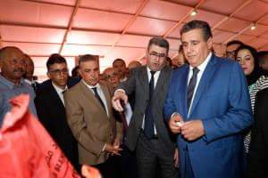 الوزير اخنوش يشرف على إختتام فعاليات المعرض الوطني للحبوب والقطاني ببرشيد و عدد الزوار بلغ 50 ألف 