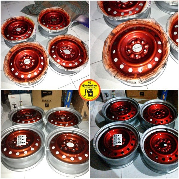 Airbrush Cat  Candy  Velg  Kaleng untuk Mobil