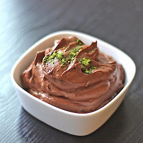 Picture of healthy chocolate mousse
