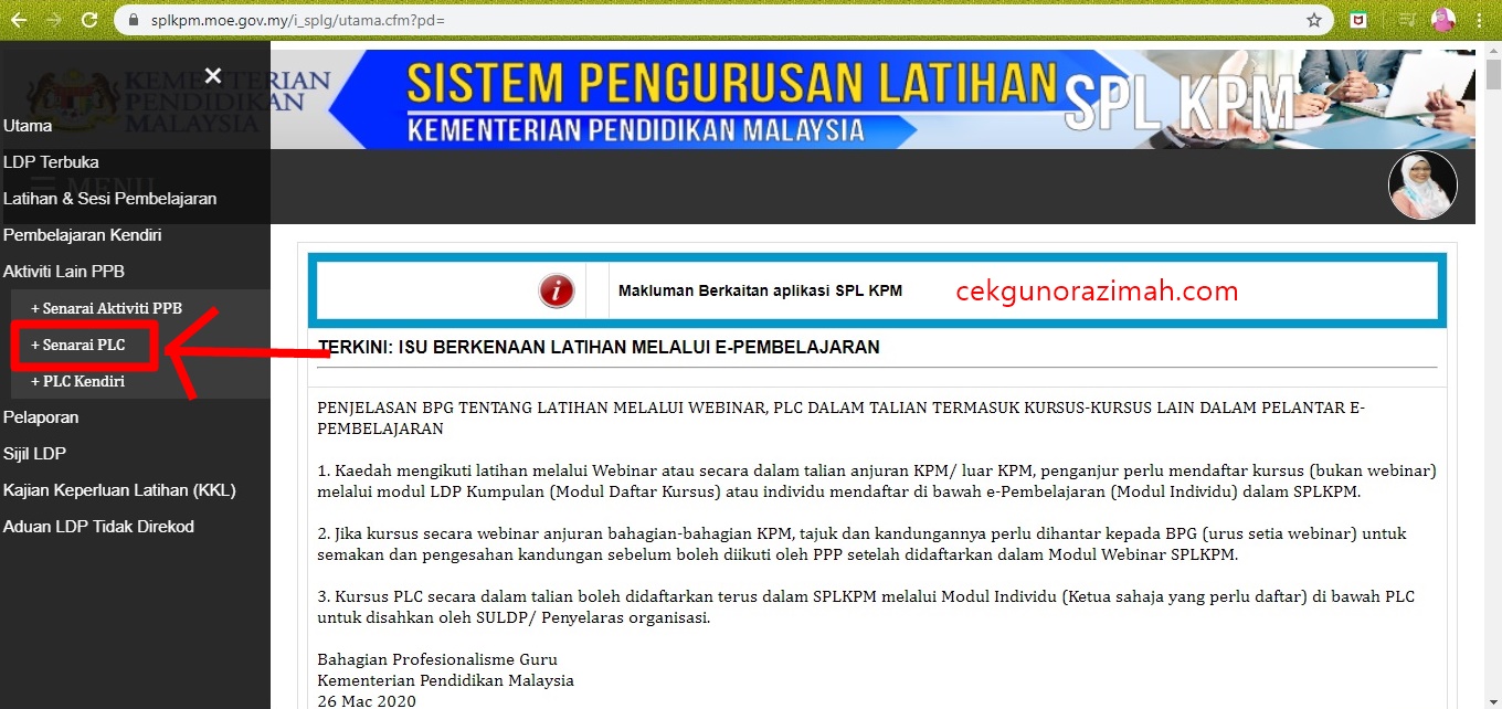 Cara Mengisi Plc No Surat Rujukan Di Laman Splkpm