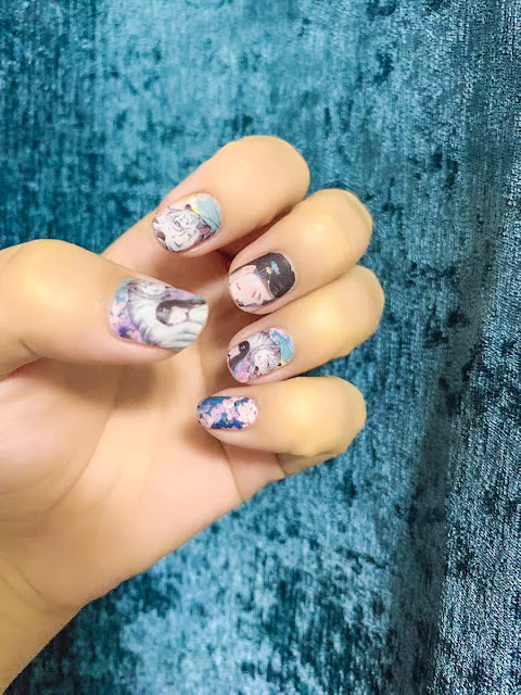 48 nail style ideas, the shiny cat's eye gemstone, and the nail art with artistic drawings