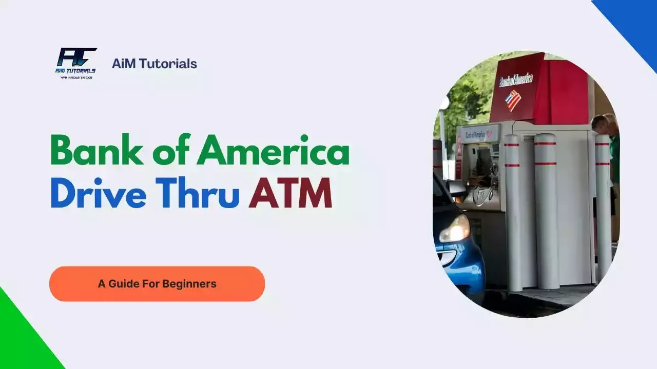 bank of america drive thru atm