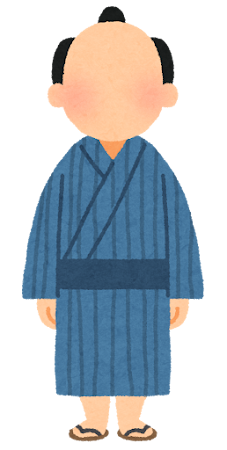 のっぺらぼうのイラスト（男性）