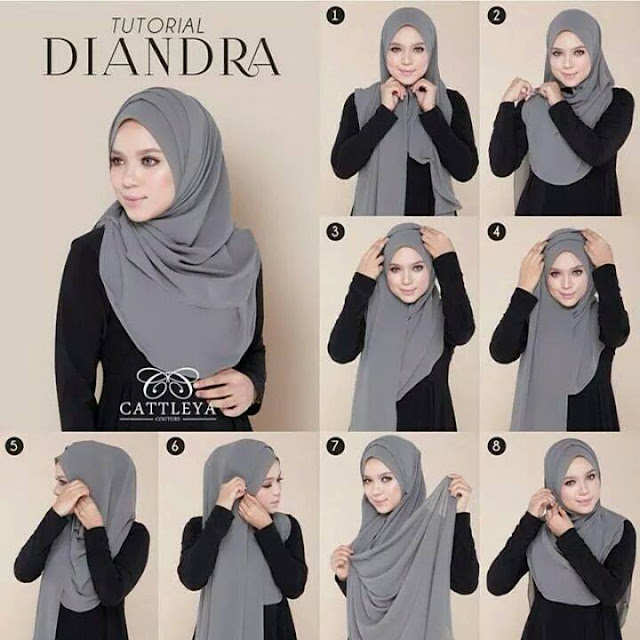 34 TUTORIAL MUDAH PEMAKAIAN TUDUNG  SHAWL DAN SELENDANG 