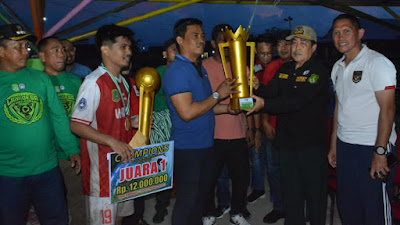 Allakuang Juara Liga Desa Sidrap 2022. Azzahri Top Skor dan Debri Pemain Terbaik 