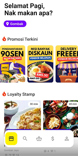 MISI App Food Delivery