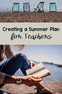 It's easy for summers to slip away from teachers. This time is supposed to be for rest and rejuvenation. Instead, it seems like recovery from burnout. Take back your summers by creating a summer plan. This blog post provides a FREEBIE in getting teachers to step-by-step create the summer they have been dreaming about. Teachers, you can and will have an amazing summer after reading this blog post! #confessionsofafrazzledteacher #summervacation #creatingasummerplan