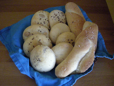 bread with three flour 