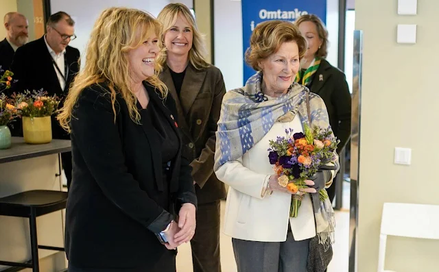 Queen Sonja visited the Norwegian Women's Public Health Association's Women's Health Centre in Tøyen
