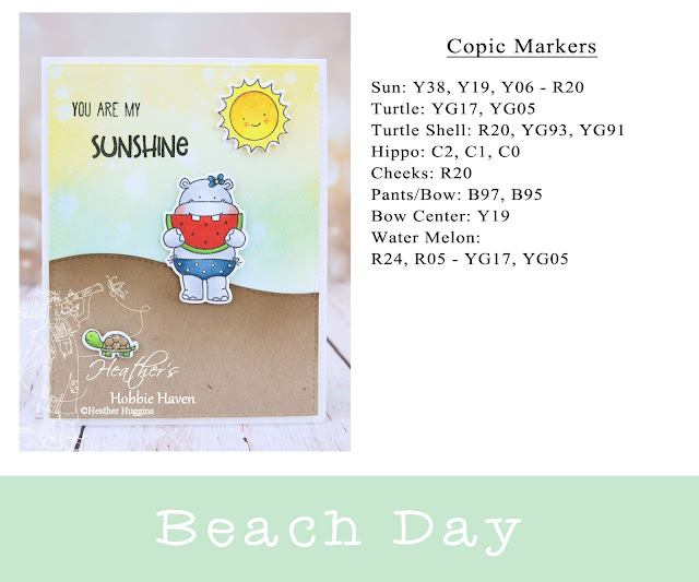 Heather's Hobbie Haven - Beach Day - You Are My Sunshine