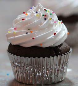 Devil's Food Cupcakes with Bette's 7-Minute Frosting