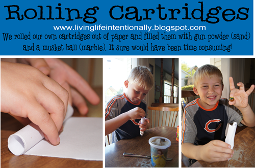 Rolling Cartridges Homeschool History Project
