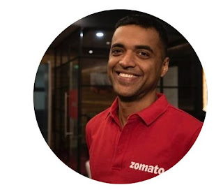 Image of Zomato founder Deepinder Goyal