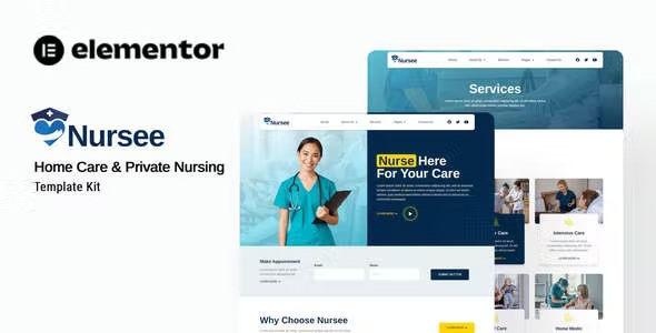 Best Homecare & Private Nursing Elementor Template Kit