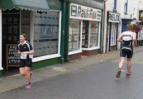 An action picture from the Keyo Brigg Sprint Triathlon 2015