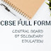 CBSE FULL FORM IN HINDI