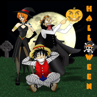 Kumpulan Gambar One Piece Special Halloween 