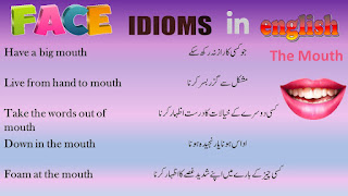 Daily Use English Idioms about Face | Face Englis Idioms | Face Idioms 2