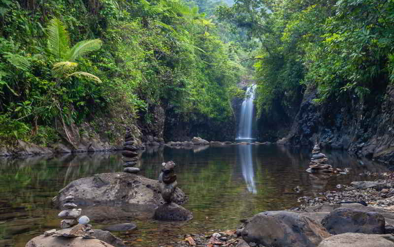 Waterfall Taveuni Fiji Islands