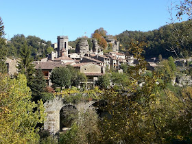 Medieval village of Rupit in Catalonia