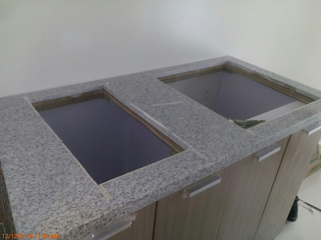 Check the corners make sure the granite countertop and the backing are in perfect fit