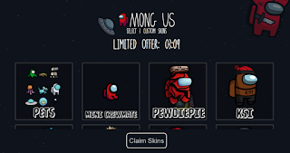 Among us.dev || Amongus.dev || Get free Pets, Impostors and skins used amongus dev