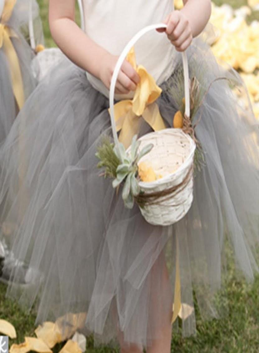 Grey and Yellow Wedding