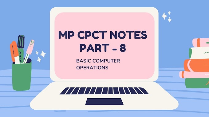 MP CPCT Notes Part  8 Operating Systems, Types of Operating System , Examples of Operating System 