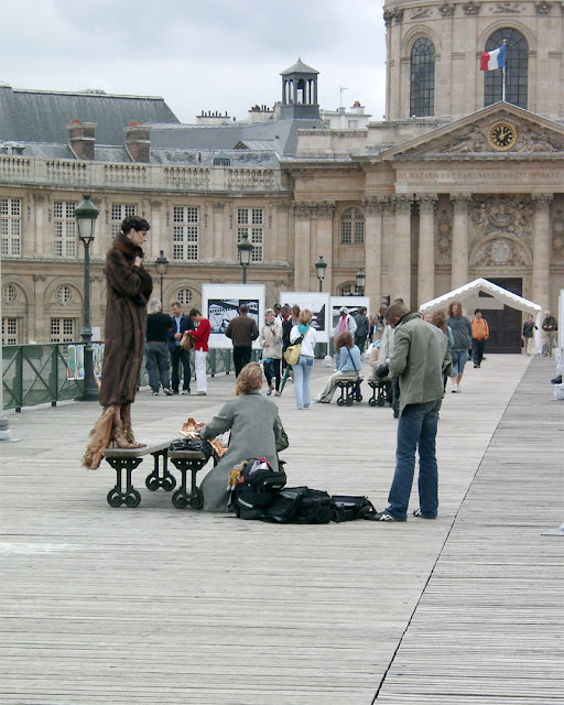 Photo shoot, Pont des Arts, Paris