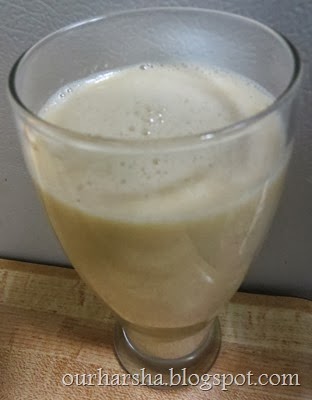 Peach oats milkshake (4)