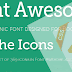 List Icon Font Awesome dan CSS Value Content V4.0.3