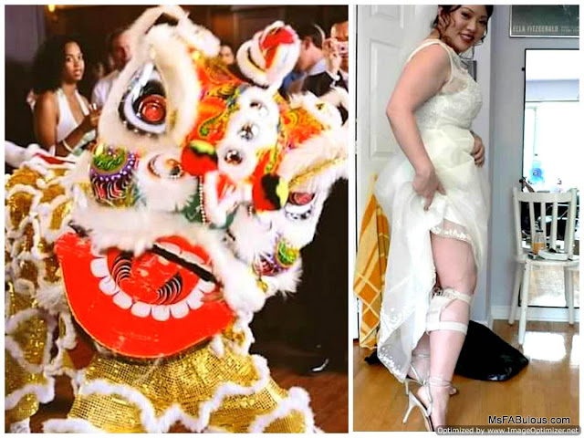 chinese lion dance wedding