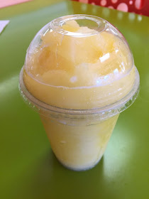 Pineapple mango smoothie at Teresita's Fruiteria
