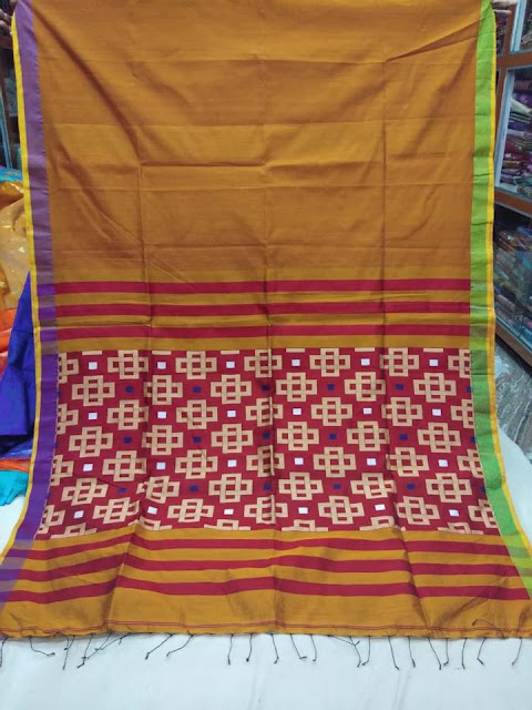 Jamdani Cotton Silk saree 