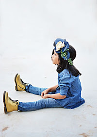 Total look denim #littleinspiration #ministyle #modaniña