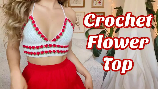 APRENDE A TEJER GRATIS Top Flower a Crochet