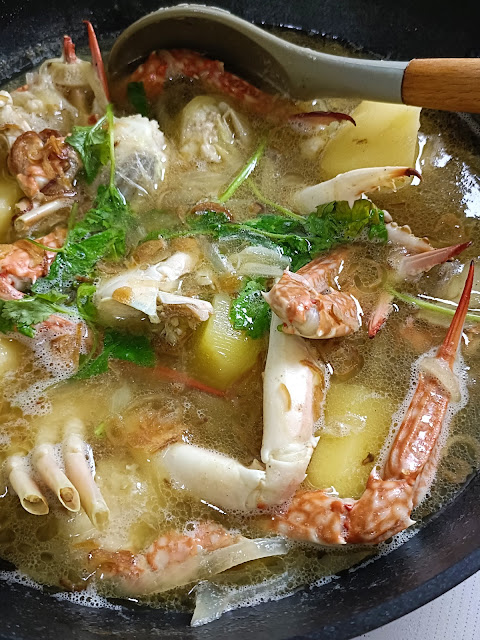 Sup ketam, resepi sup ketam, crab soup