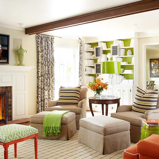 2013 Neutral  Living  Room  Decorating Ideas  from BHG 